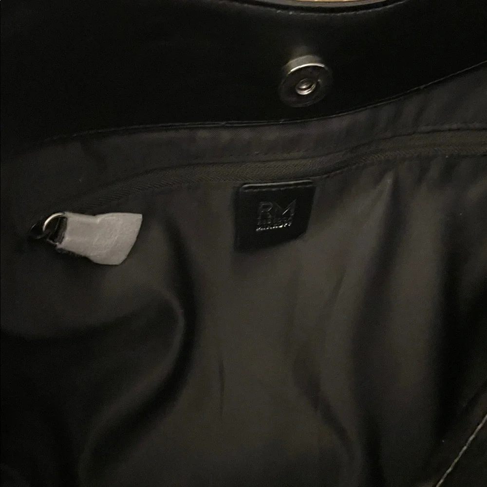 Rebecca Minkoff Black Faux Leather Ryder Tote Bag - Picture 8 of 10